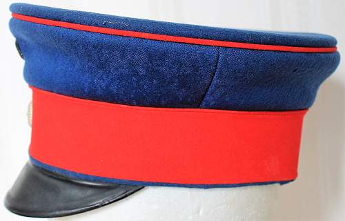 Infanterie Visors:  Dunkelblau