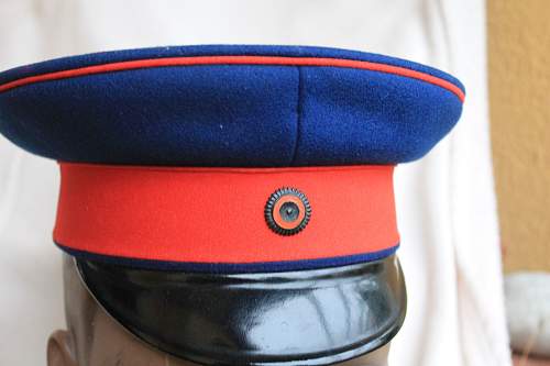 Infanterie Visors:  Dunkelblau