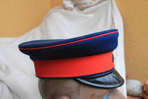 Infanterie Visors:  Dunkelblau