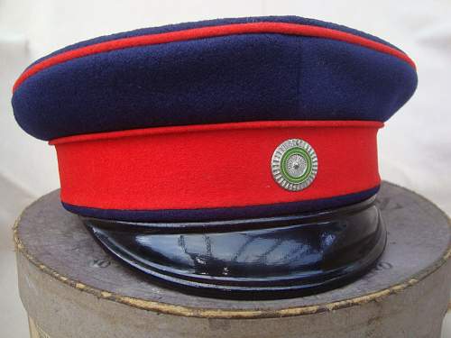 Infanterie Visors:  Dunkelblau