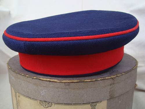 Infanterie Visors:  Dunkelblau