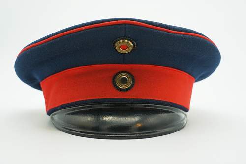 Infanterie Visors:  Dunkelblau