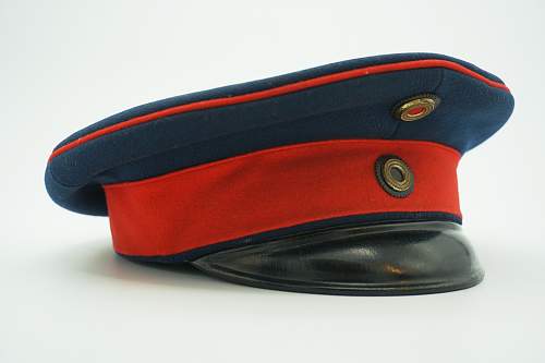 Infanterie Visors:  Dunkelblau