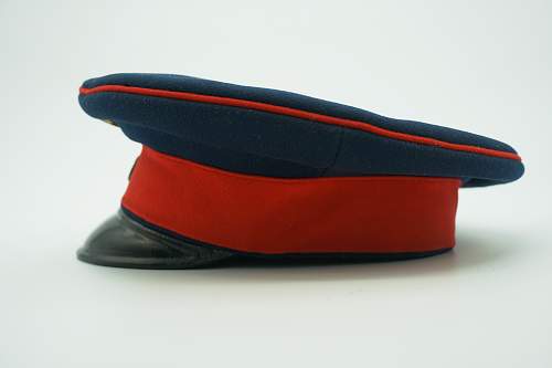 Infanterie Visors:  Dunkelblau