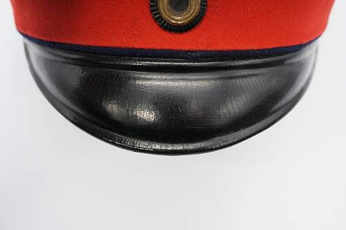 Infanterie Visors:  Dunkelblau