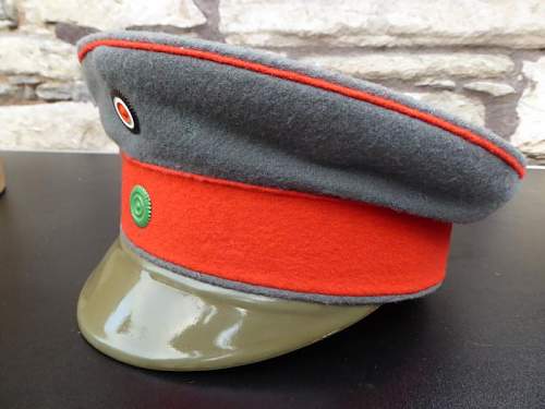 Infantry Visors:  Feldgrau