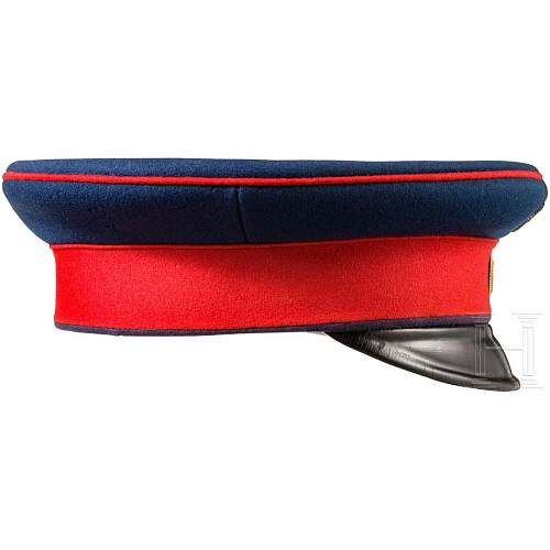 Infanterie Visors:  Dunkelblau