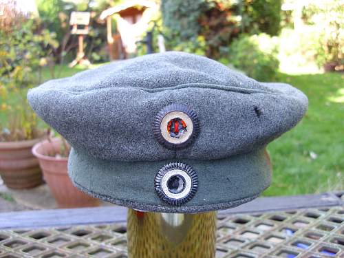 EM Krätzchen:  WW1 German Field caps/Feldmutze