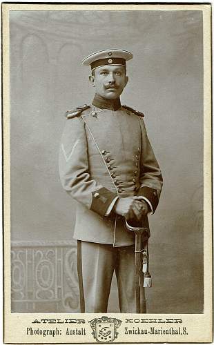 Imperial Army Visors in  Period Photographs