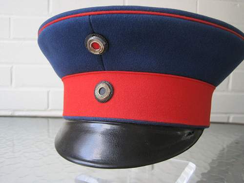 Infanterie Visors:  Dunkelblau