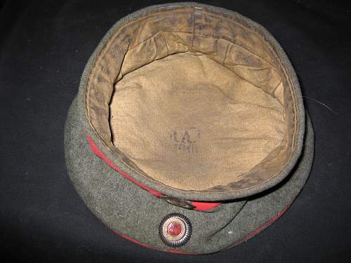 EM Krätzchen:  WW1 German Field caps/Feldmutze