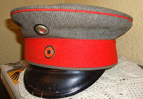 Infantry Officers Cap -a late war production