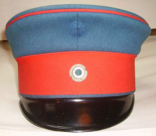 Infanterie Visors:  Dunkelblau