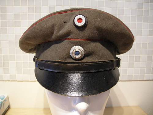 Infantry Visors:  Feldgrau