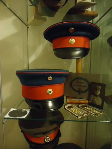 Infanterie Visors:  Dunkelblau