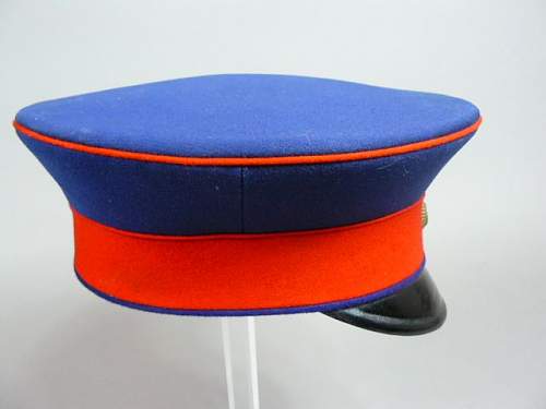 Infanterie Visors:  Dunkelblau