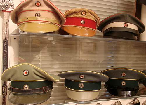 Infantry Visors:  Feldgrau