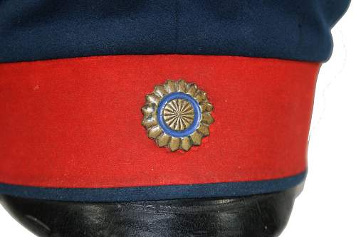 Infanterie Visors:  Dunkelblau