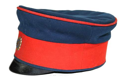 Infanterie Visors:  Dunkelblau