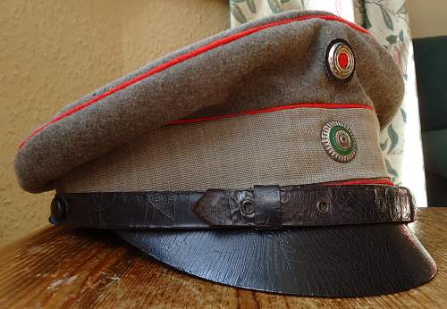 Infantry Visors:  Feldgrau