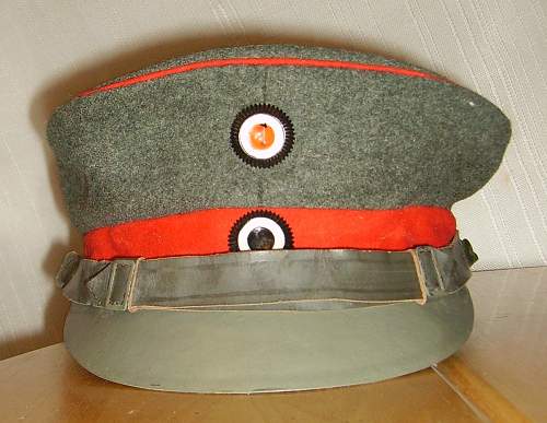 Infantry Visors:  Feldgrau