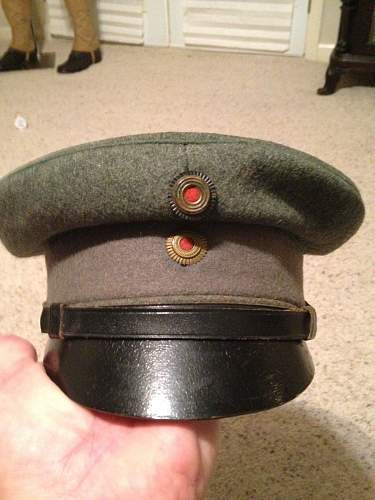 Infantry Visors:  Feldgrau