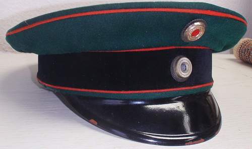 Schützen (Füsilier) Headgear (Dunkelblau &amp; Feldgrau)