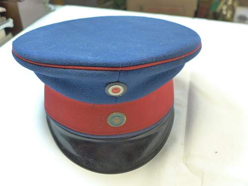 Infanterie Visors:  Dunkelblau