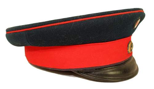 Infanterie Visors:  Dunkelblau