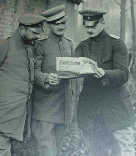 Imperial Army Visors in  Period Photographs