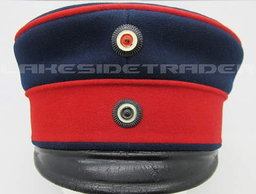 Infanterie Visors:  Dunkelblau