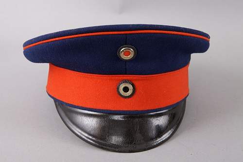 Infanterie Visors:  Dunkelblau