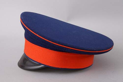 Infanterie Visors:  Dunkelblau