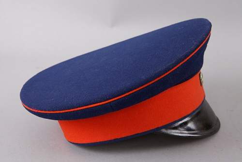 Infanterie Visors:  Dunkelblau