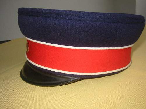 Infanterie Visors:  Dunkelblau