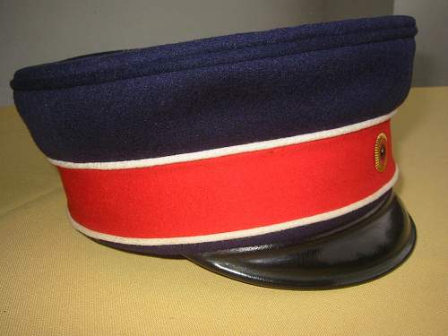 Infanterie Visors:  Dunkelblau