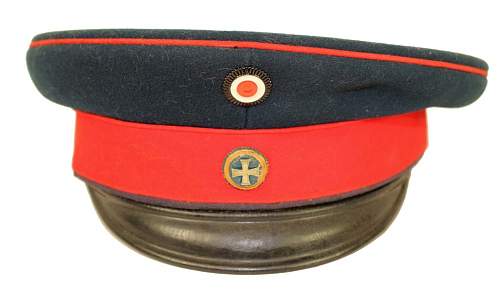 Infanterie Visors:  Dunkelblau