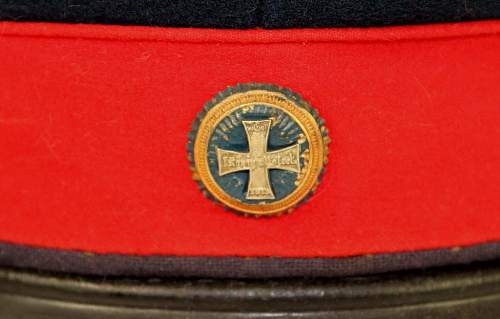 Infanterie Visors:  Dunkelblau