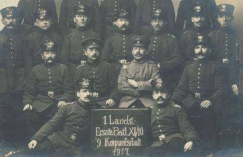 Imperial Army Visors in  Period Photographs