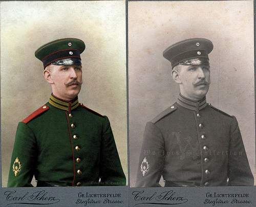 Imperial Army Visors in  Period Photographs