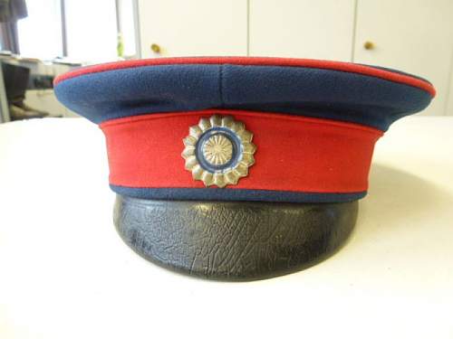 Infanterie Visors:  Dunkelblau