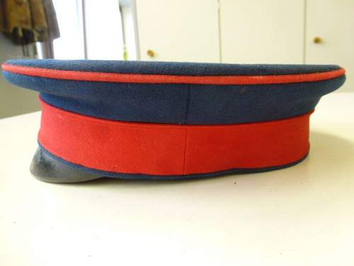 Infanterie Visors:  Dunkelblau