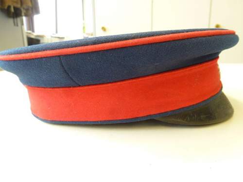 Infanterie Visors:  Dunkelblau