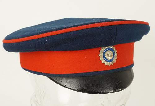 Infanterie Visors:  Dunkelblau