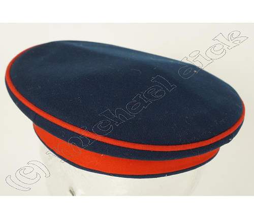 Infanterie Visors:  Dunkelblau