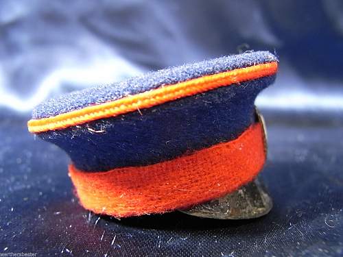 Infanterie Visors:  Dunkelblau