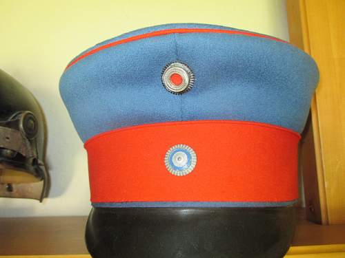 Infanterie Visors:  Dunkelblau