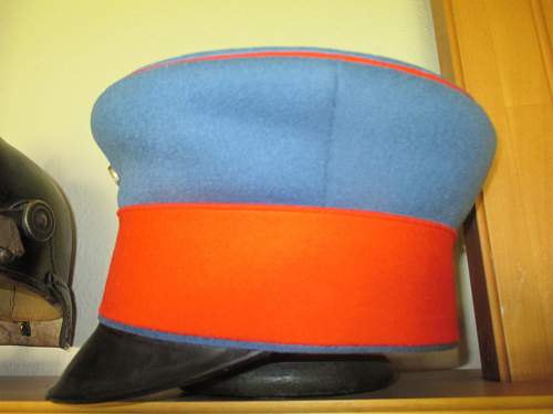 Infanterie Visors:  Dunkelblau