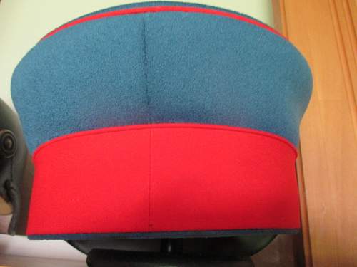 Infanterie Visors:  Dunkelblau