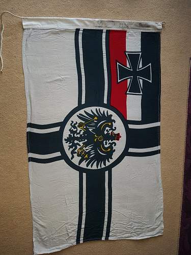 WWI German Battle Flag Fake?